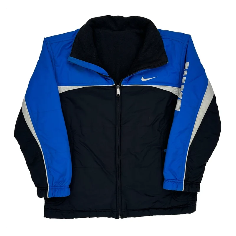 Sportswear Nike Spellout Jacket - Medium Blue Polyester