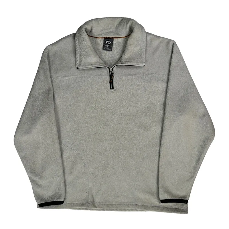 Software Oakley 1/4 Zip - Large Grey Polyester
