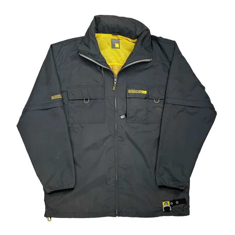 Quiksilver Jacket - XL Black Polyester