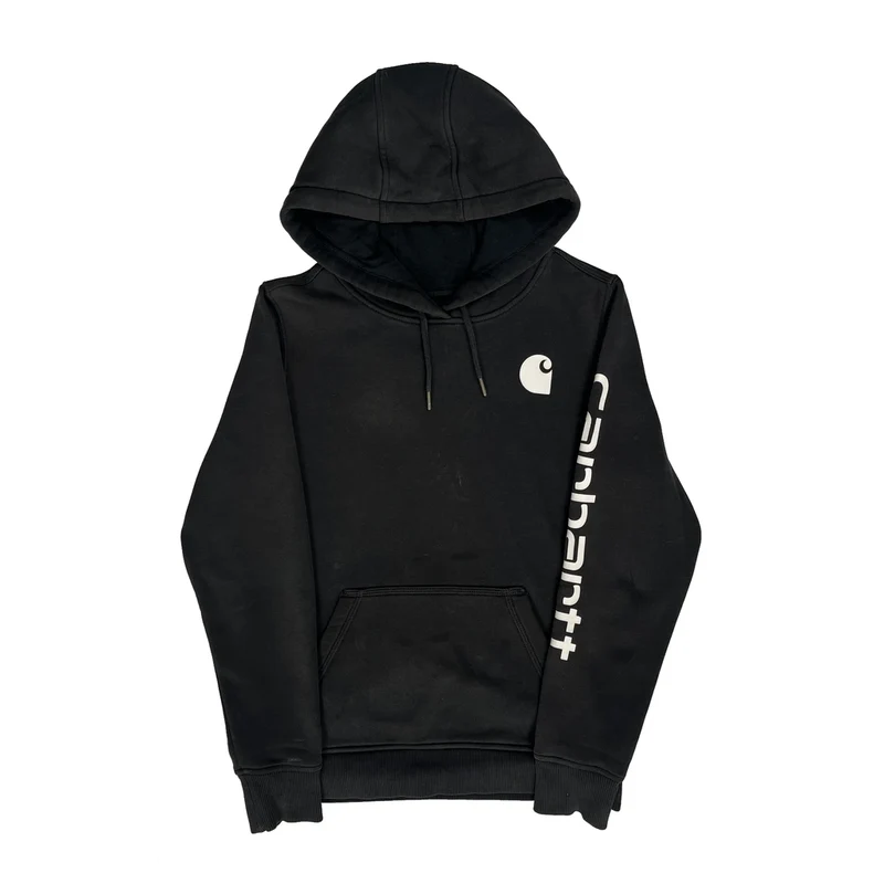 Carhartt Hoodie - XS Black Cotton