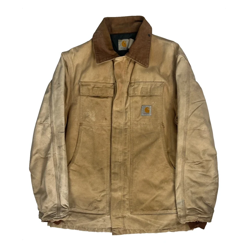 Carhartt Jacket - Small Beige Cotton