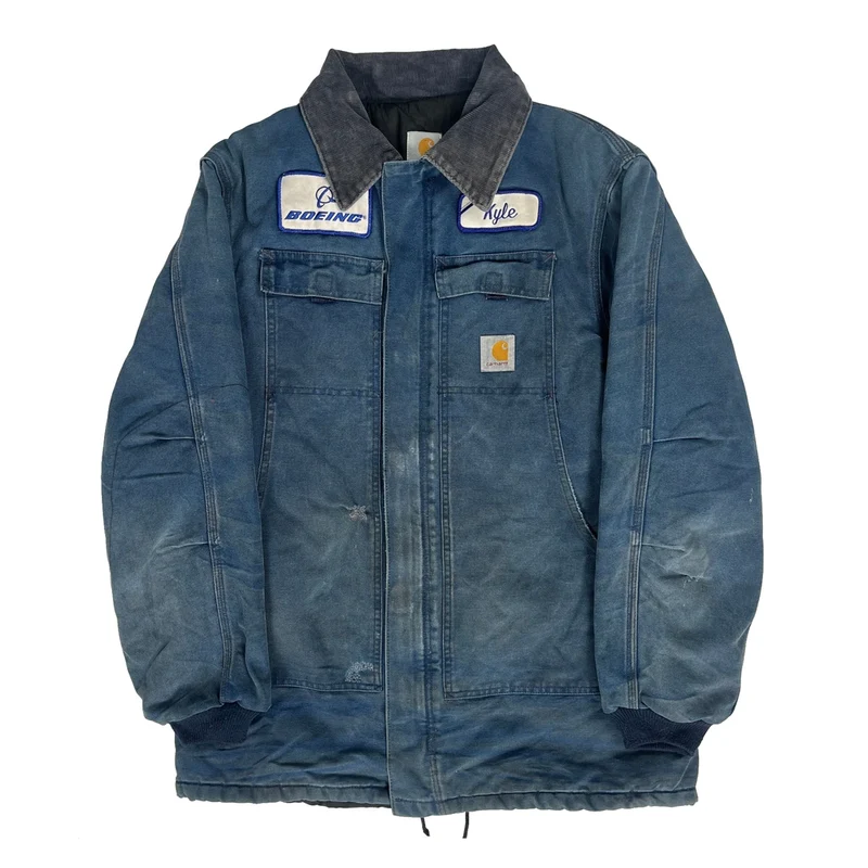 Boeing Carhartt Jacket - Medium Blue Cotton