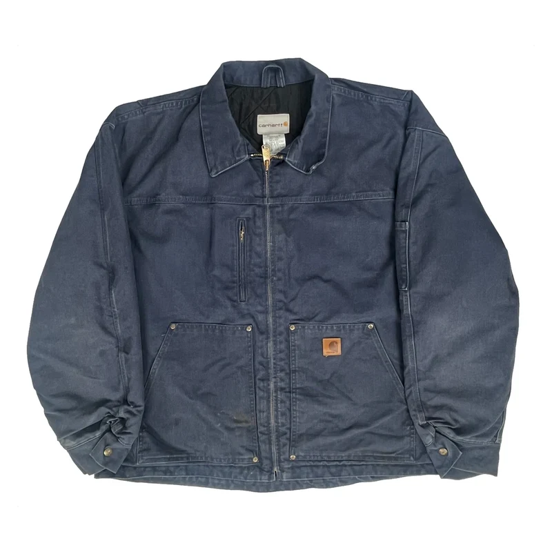 Carhartt Jacket - XL Blue Cotton Blend