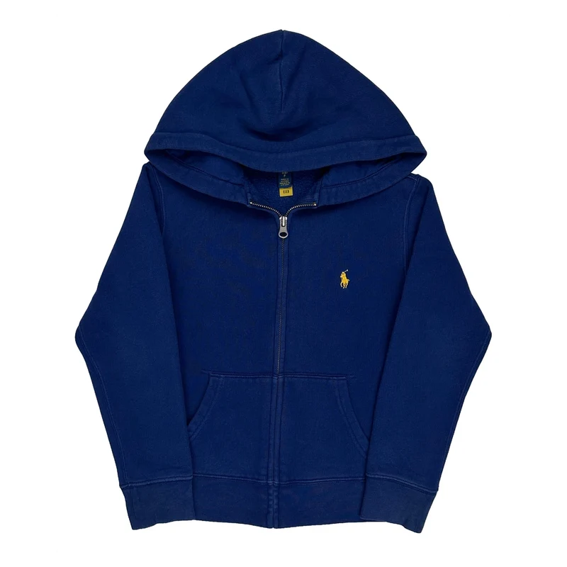 Age 8 Polo By Ralph Lauren Hoodie - Small Blue Cotton