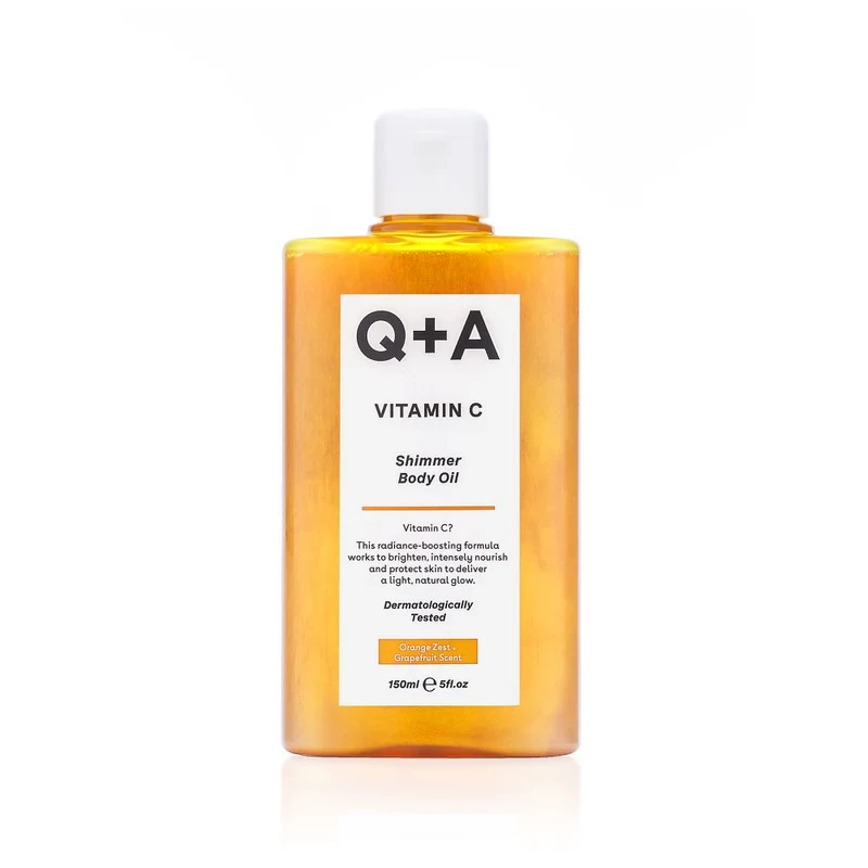 Q+A Vitamin C Shimmer Body Oil 150 ml
