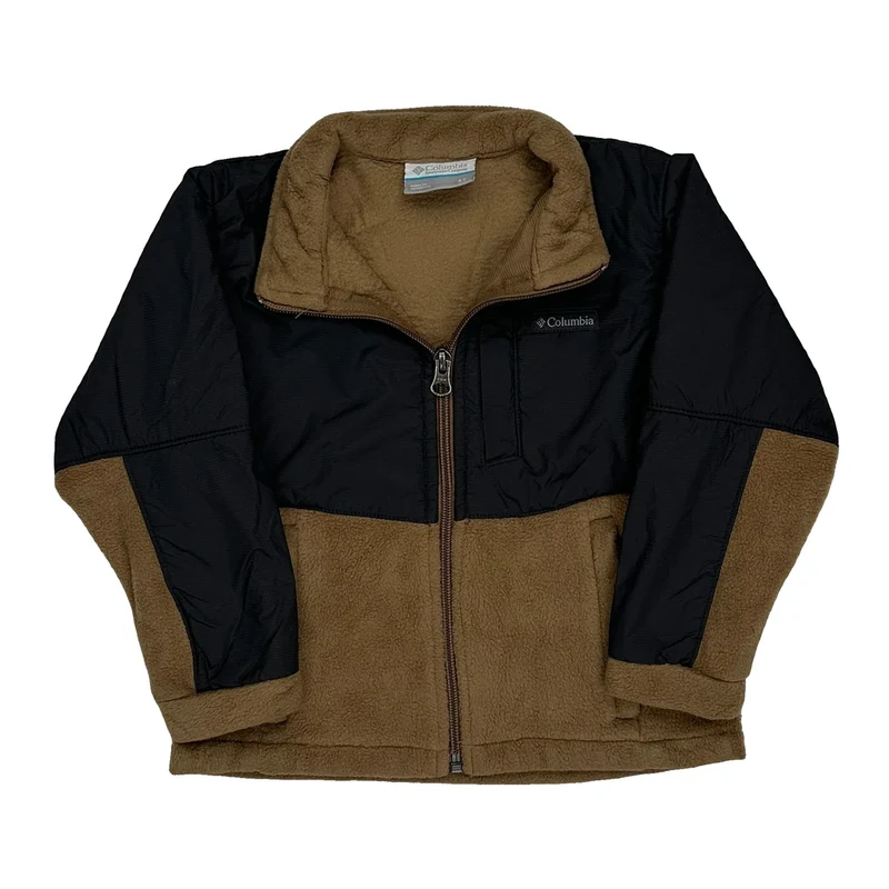 Age 3 Columbia Fleece Jacket - XS Black Polyester