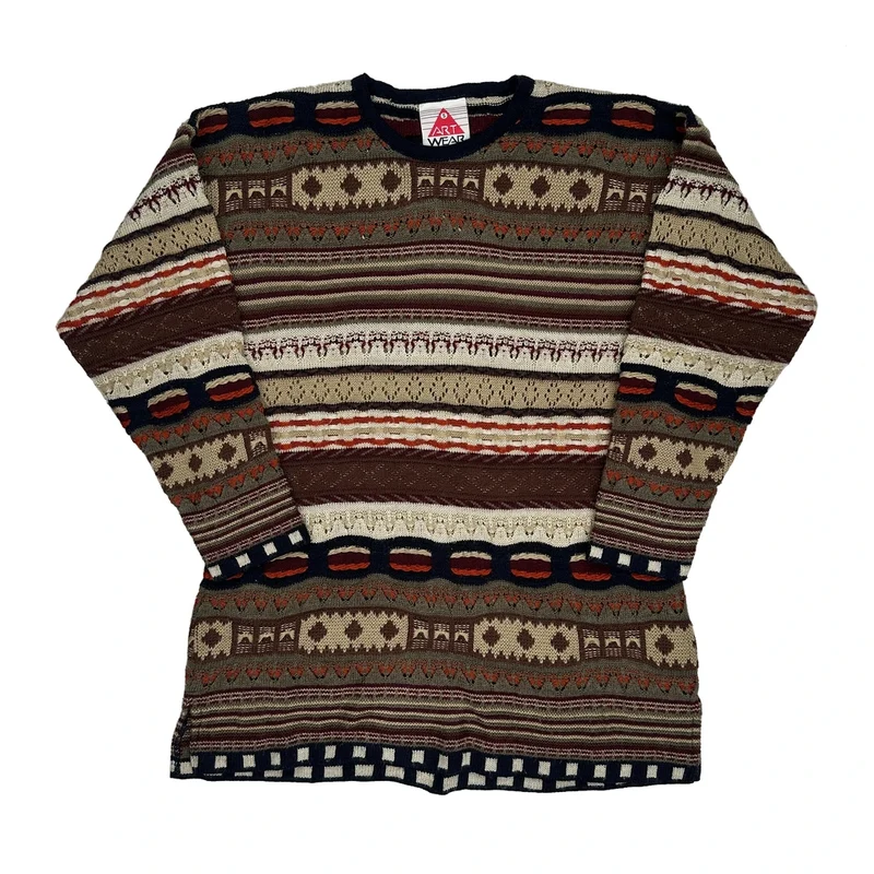 Unbranded Striped Jumper - Small Multicoloured Acrylic