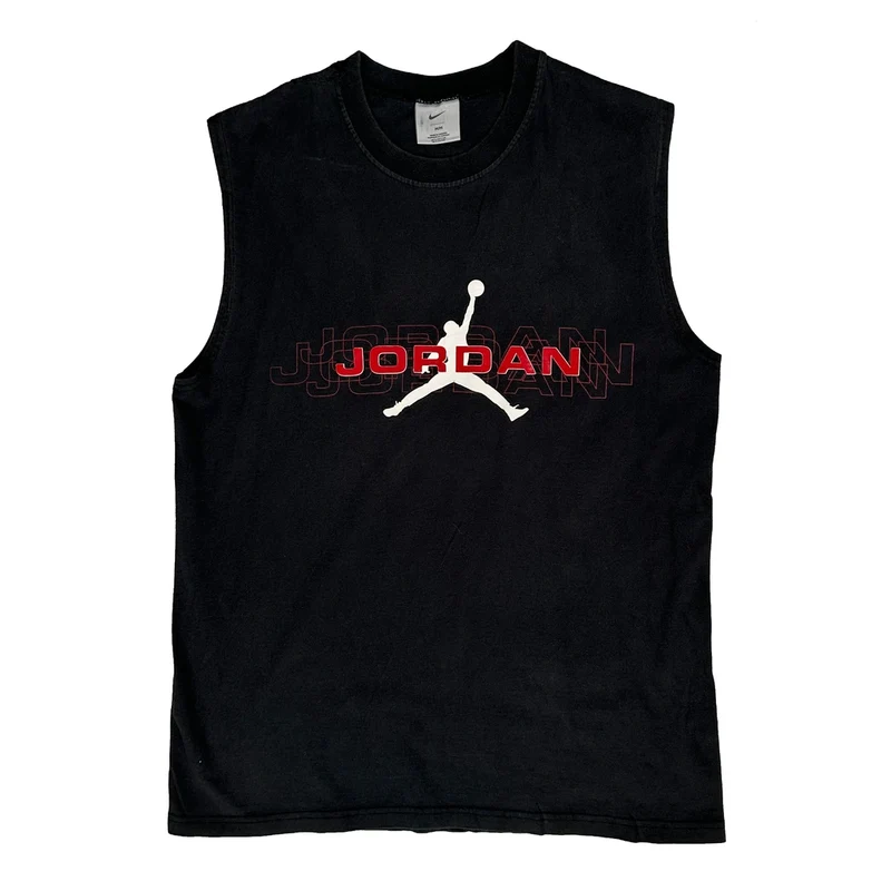 Made In Canada Jordan Graphic Vest - Medium Black Cotton