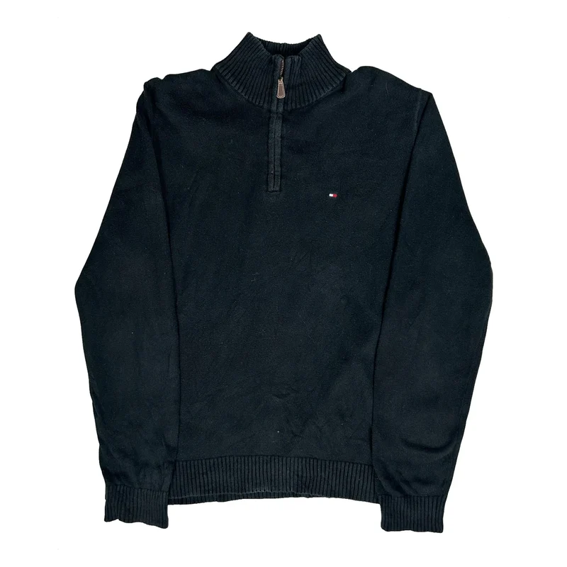 Tommy Hilfiger Jumper - Large Black Cotton