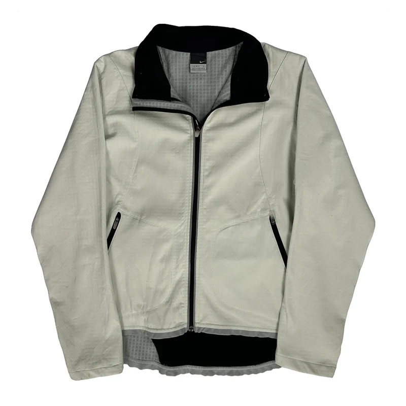 Nike Jacket - Large White Polyester