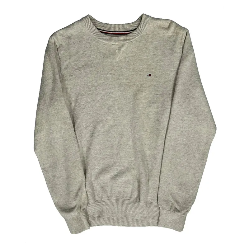 Tommy Hilfiger Jumper - Medium Grey Cotton Blend