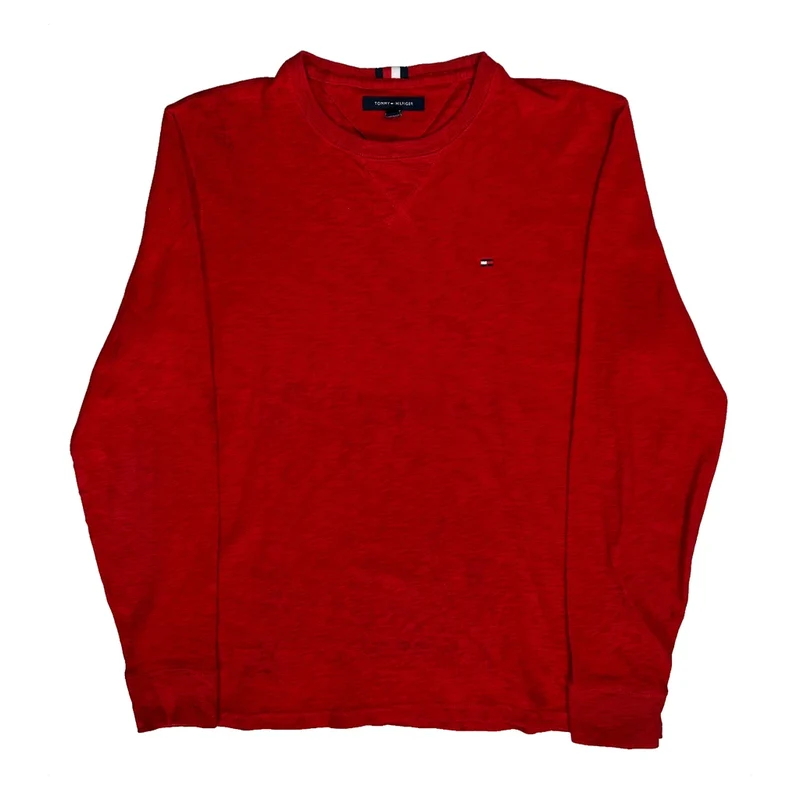 Tommy Hilfiger Jumper - Medium Red Cotton