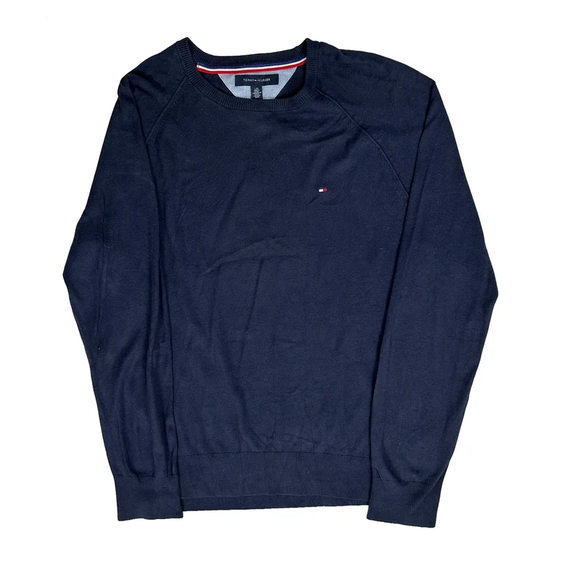 Tommy Hilfiger Jumper - Large Navy Cotton