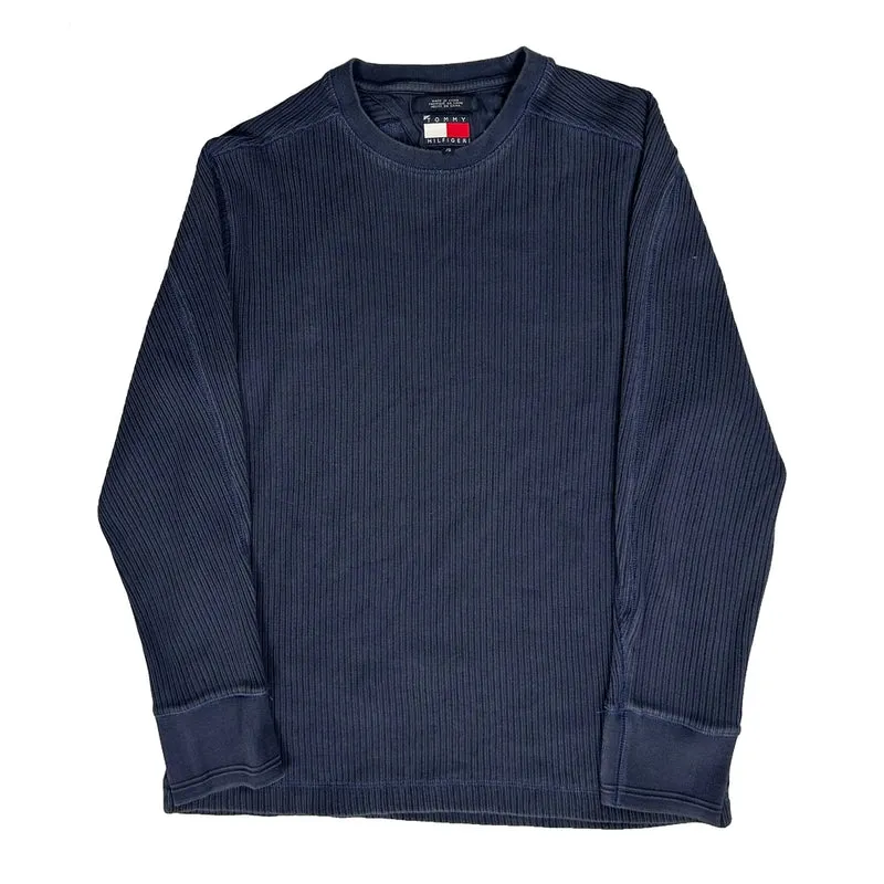 Tommy Hilfiger Jumper - Large Blue Cotton