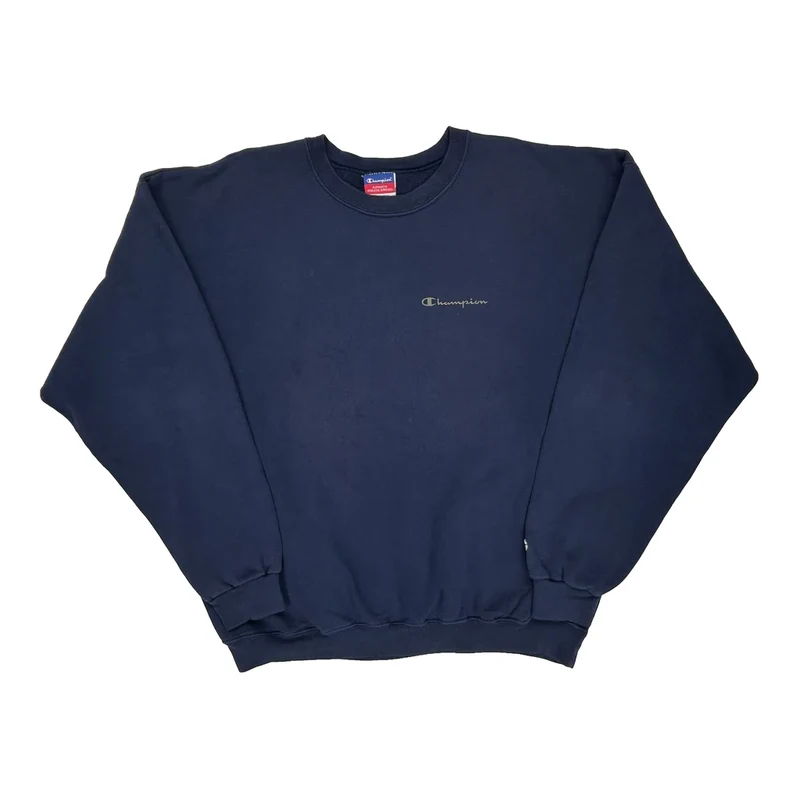 Champion Sweatshirt - XL Navy Cotton