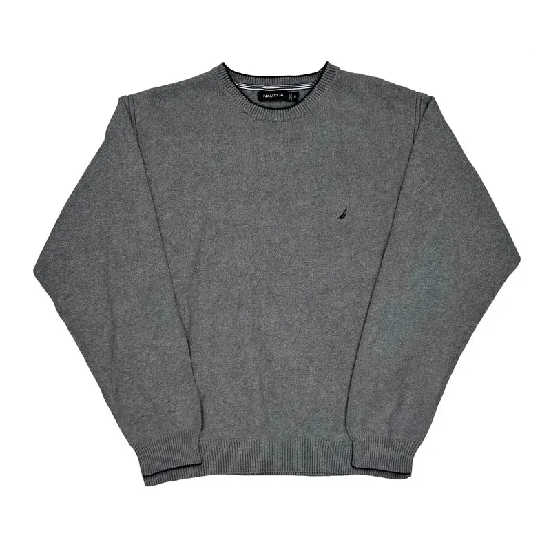 Nautica Jumper - XL Grey Cotton