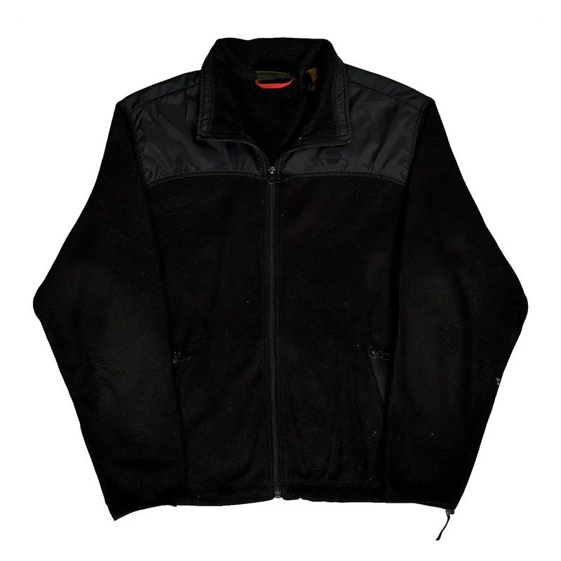 Timberland Fleece Jacket - Medium Black Polyester