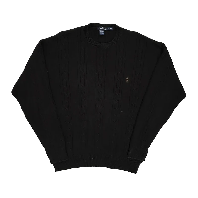 Nautica Jumper - XL Black Cotton