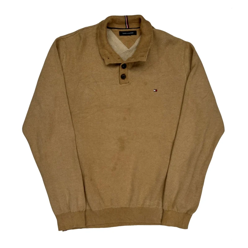 Tommy Hilfiger Jumper - XL Beige Cotton