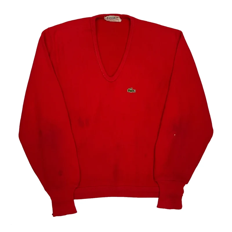 Izod Jumper - XL Red Cotton