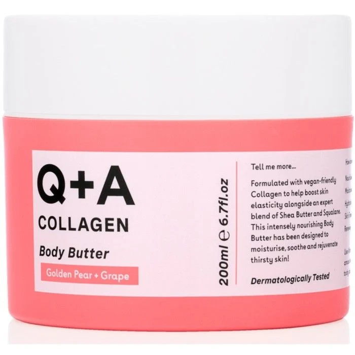 Q+A Collagen Golden Pear & Grape Bodybutter 250 ml