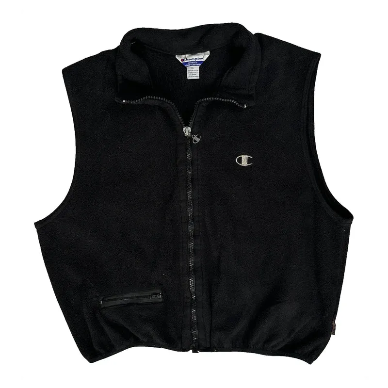 Champion Fleece Gilet - XL Black Polyester