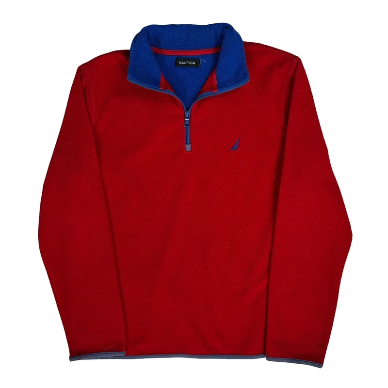 Nautica Fleece - Medium Red Polyester