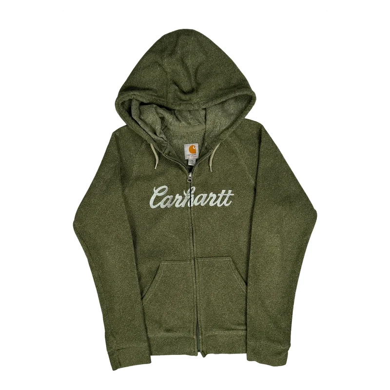 Carhartt Fleece - Small Green Cotton Blend