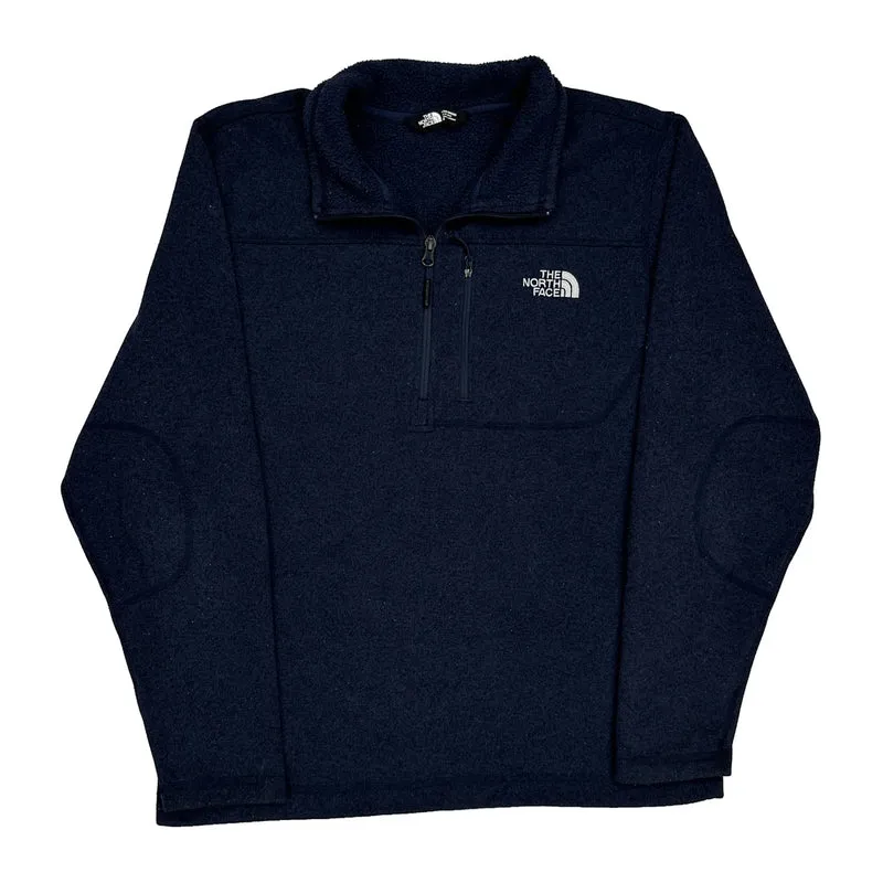 The North Face Fleece - Large Navy Polyester