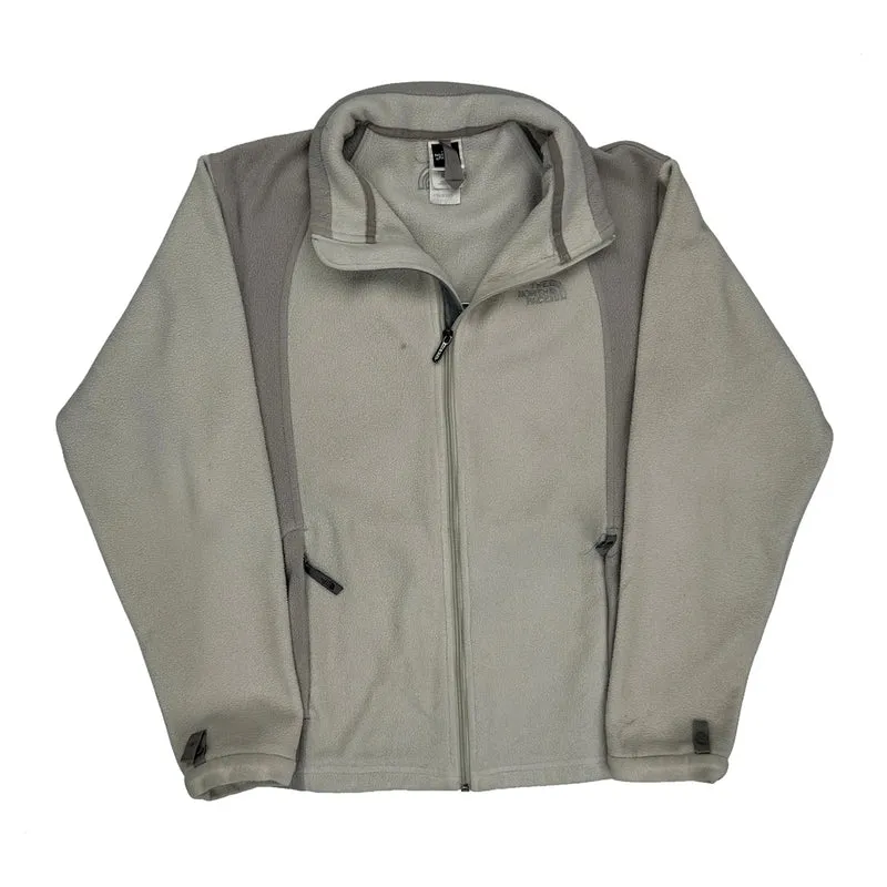Youth The North Face Fleece Jacket - XL Grey Polyester
