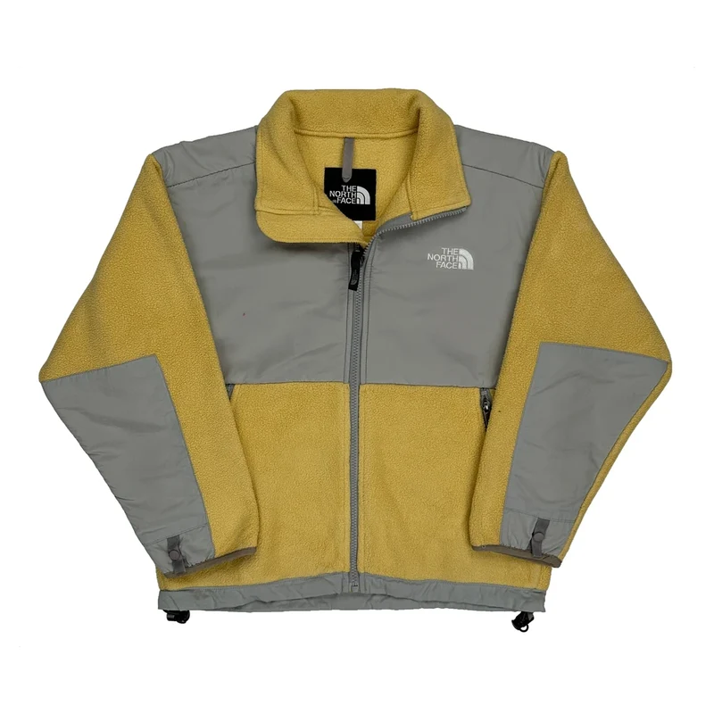 Youth The North Face Fleece Jacket - Medium Grey Polyester