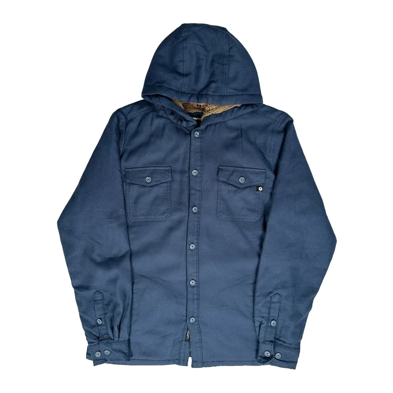 Marmot Jacket - Medium Blue Cotton