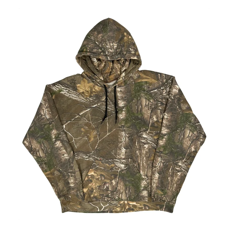 Realtree Camo Hoodie - Medium Camo Cotton