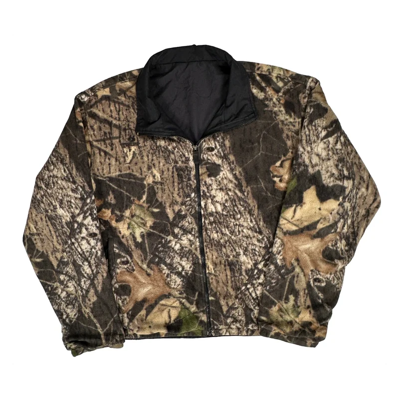 Unbranded Camo Fleece Jacket - XL Camo Polyester
