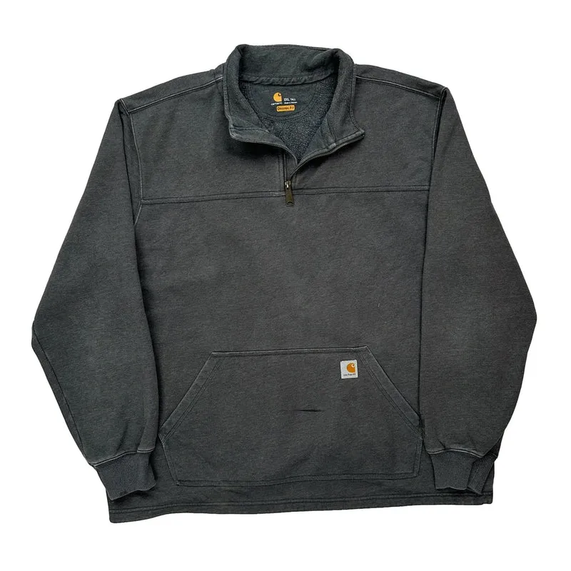 Carhartt Tall Hoodie - 2XL Grey Cotton