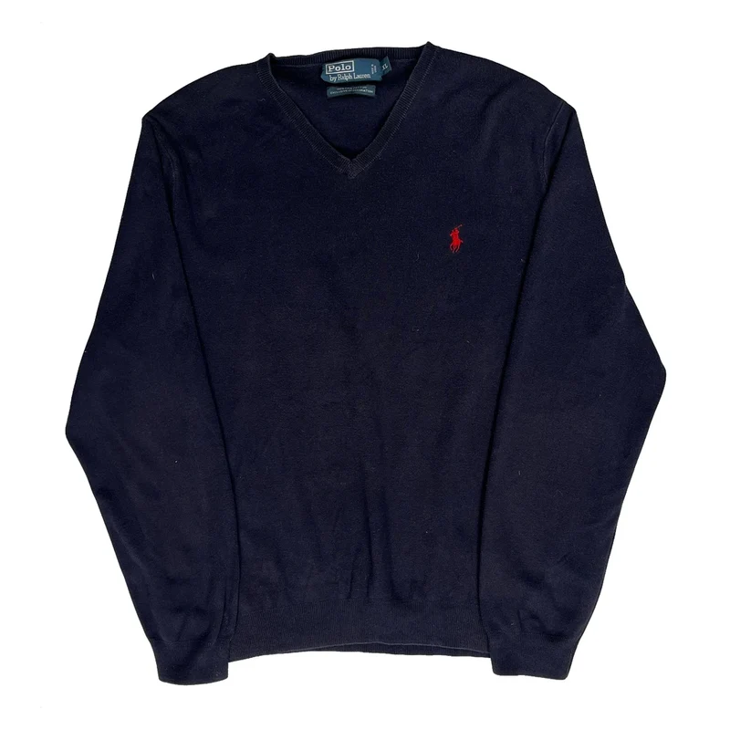 Polo By Ralph Lauren Jumper - XL Navy Cotton