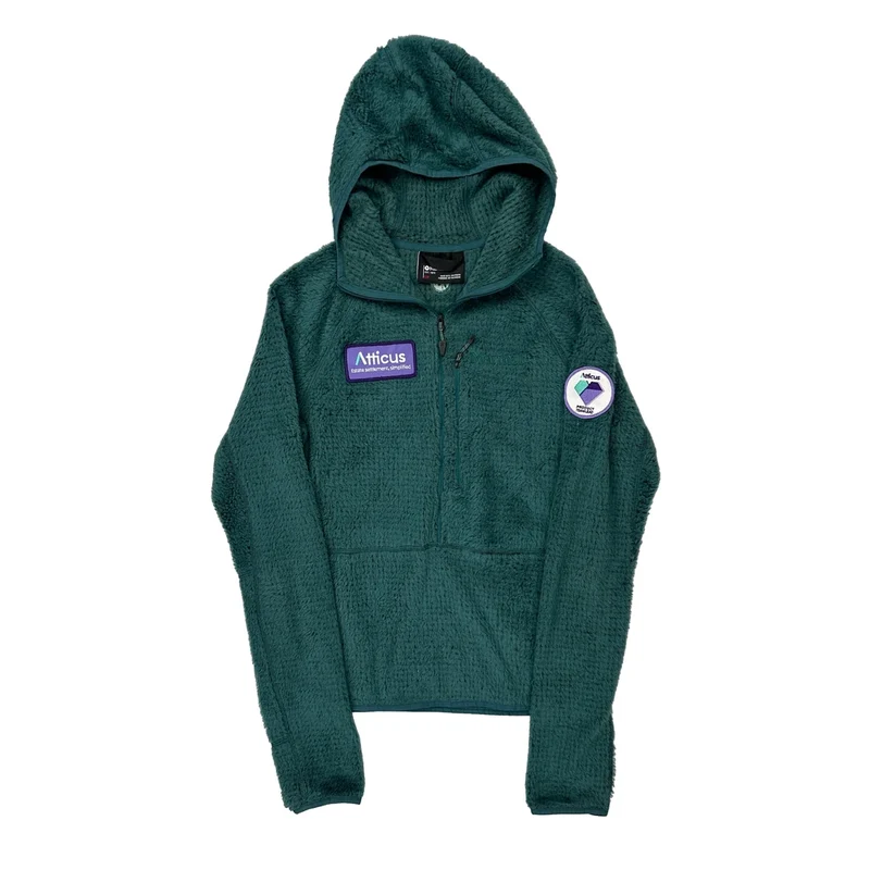 Marmot Hoodie - Small Green Polyester
