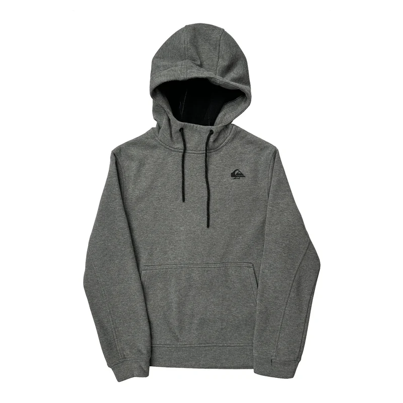 Quiksilver Hoodie - Small Grey Polyester