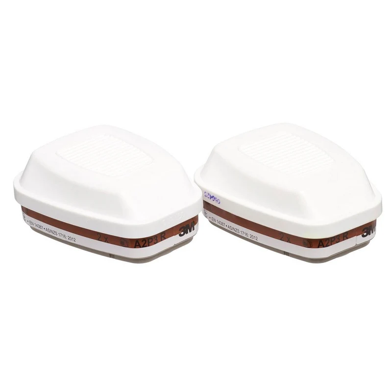 4 Stuks 3M 6095 gas- en dampfilter A2P3 R