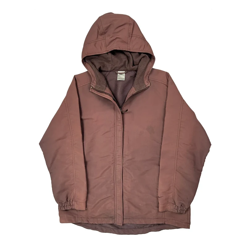 Nike Jacket - Large Brown Polyester
