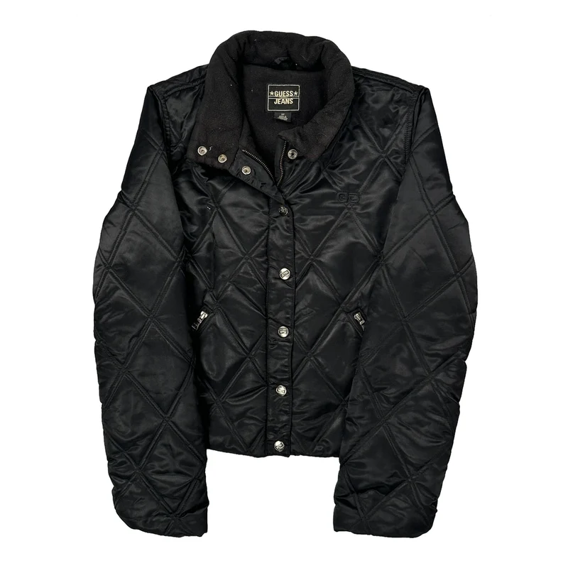 Guess Jacket - Small Black Polyester
