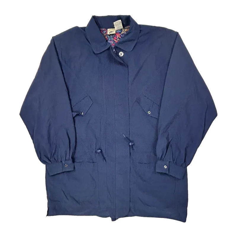 Nike Jacket - Large Blue Cotton