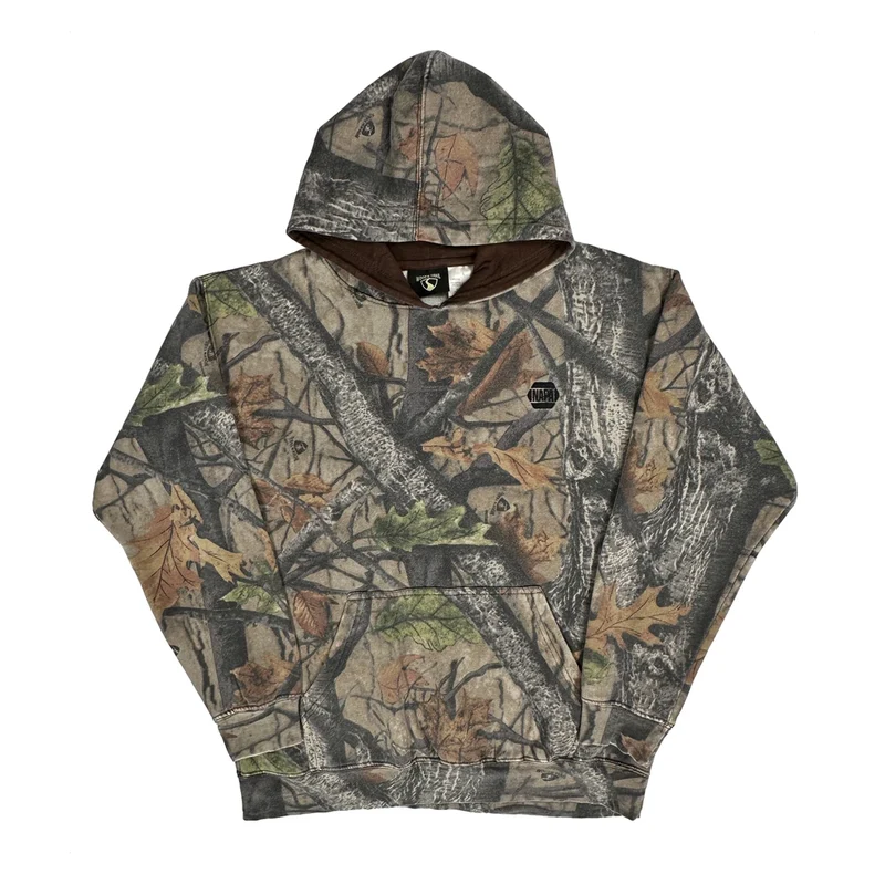 Wood N Trail Camo Hoodie - Large Camo Cotton