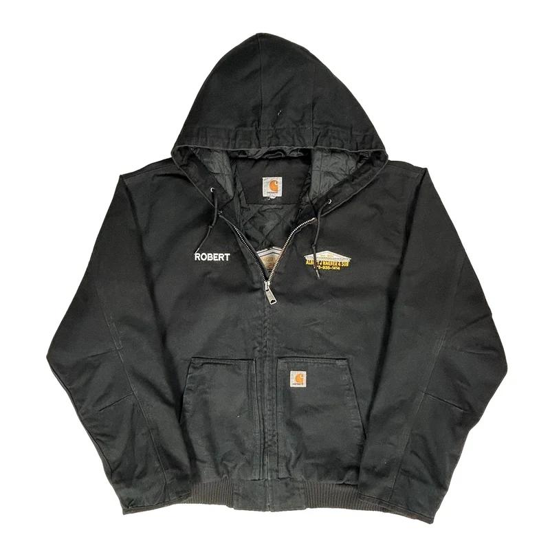 Albert J Wagner & Son Carhartt Graphic Jacket - XL Black Cotton