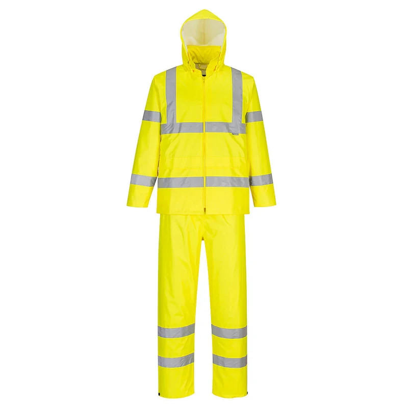 Portwest Hi-Vis Packaway Rain Suit H448