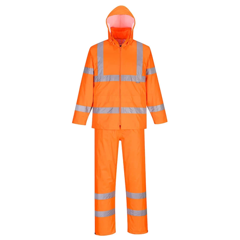 Portwest Hi-Vis Packaway Rain Suit H448