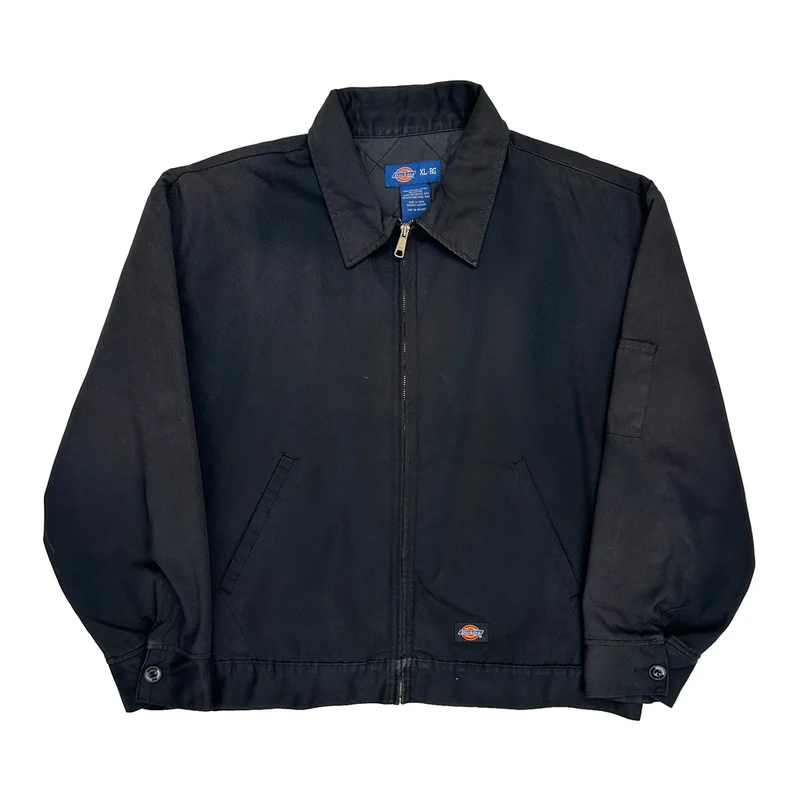 Dickies Work Jacket - XL Black Cotton