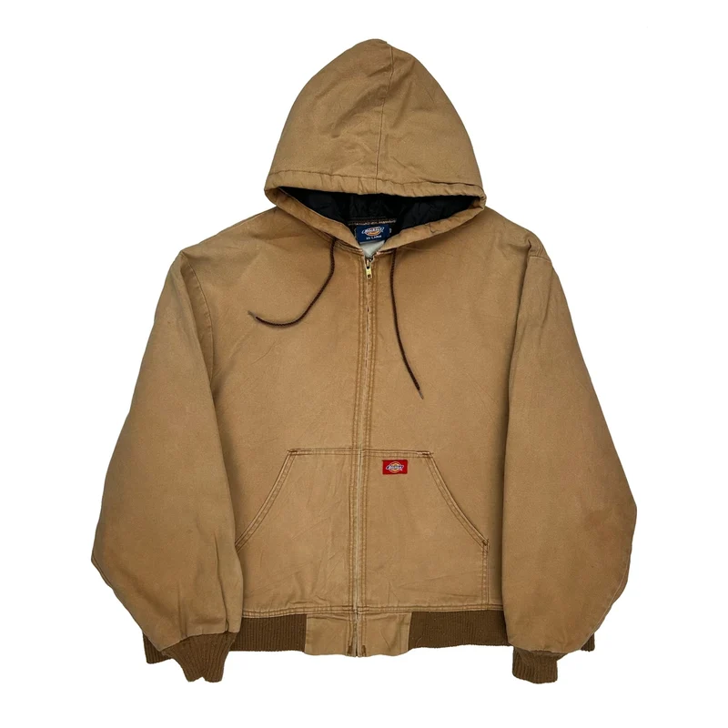 Dickies Work Jacket - 2XL Brown Cotton