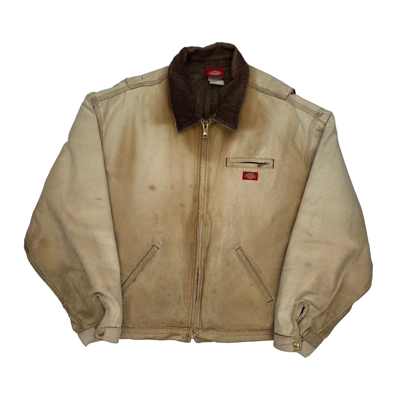 Dickies Detroit Work Jacket - 2XL Beige Cotton