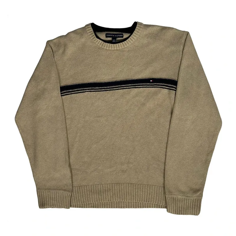Tommy Hilfiger Jumper - XL Beige Cotton